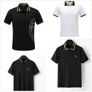 Fashion Designer Mens Polos Shirt T-shirt Summer Casual Embroidered Pattern Business Fashion black and white Collar Shirts pinkwing-6CXG8125