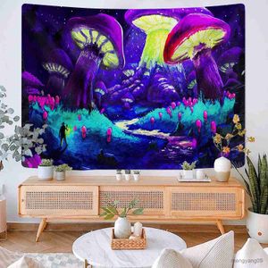 Tapestries Fairy Tale Sofa Set Bedding Fantasy Picnic Mat Tapestry Curtain Wall Hanging Background Rug R230812