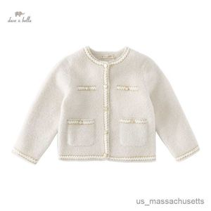 Jackets Bella Children's Girl's 2023 Autumn Novo moda casual Cardigan Knit sobretudo Partido Esportivo ao ar livre R230812