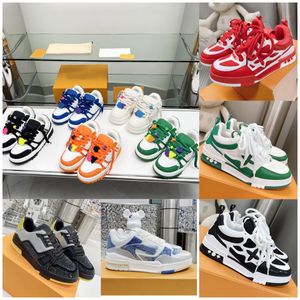 Skate Sneakers Designer Women Men Mesh Abloh Sneaker Platform Virgil Maxi Casual Shoes Lace-Up Runner Trainer Shoes