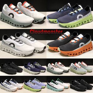 Top Cloudmonster Männer Frauen Trail Laufschuhe Strick Onruner Designer Lumos All Black Eclipse Kurkuma Frost Surf Meadow Grüne Outdoor-Sneaker Größe 36-45