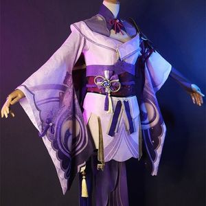 Genshin Impact Witch Costume Raiden Shogun Cosplay dimensione XS-4xl