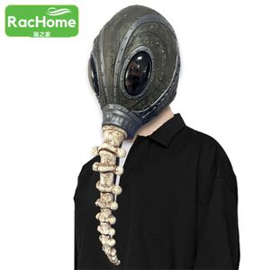 Maski imprezowe Halloweenowe szkielet maska ​​silikonowa horror pełna głowa król snów słychać maska ​​nowość okropna cosplay kostium partyjny 230811
