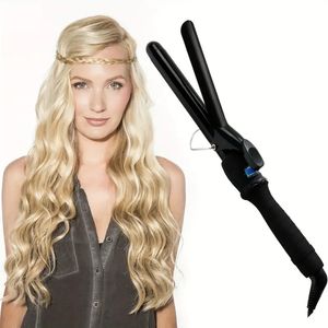 1 -дюймовый бигнут для волос с ЖК -дисплеем Цифровой дисплей для волос для женщин турмалиновый керамический керлинг.