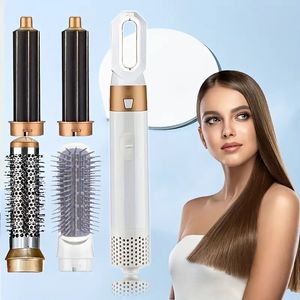5-in-1 Hot Air Comb Curling Wand Set Professional Hair Curling Iron For Multiple Hair Types And Styles