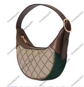 3A designer bag woman Purse Quality Shoulder Handbags Luxury Totes Bags 658551 Classic Brands Ladies Handbag Leather Canvas Moon Type Fashion Shoulder Purses