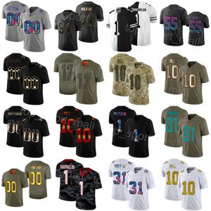 Man Football 31 Raheem Mostert Jerseys 23 Jeff Wilson Jr 26 Salvon Ahmed 10 Tyreek Hill 17 Jaylen Waddle 1 Tua Tagovailoa 11 Cedrick Wilson Jr 55 Jerome Baker Haitun