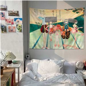 Tapestries Colorful Tapestry Wall Hanging For Living Room Home Dorm Decor Cheap Hippie Wall Hanging R230812