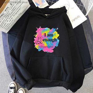 Ich bin Kenough Hoodie Hot Pink Graphic Sweatshirt Funny Movice Kleidung Cartoon Frauen Kleidung Männer lässig Unisex weibliche Sudaderas HKD230725