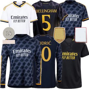 2023 2024 BELLINGHAM Finals soccer jerseys 23 24 football shirt CAMAVINGA VINI JR. MODRIC VALVERDE Fourth camiseta men uniforms real madrids with Long sleeve