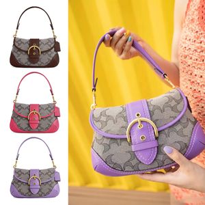 Purses cooachs mens Vintage soho the Tote bag Luxury Genuine Leather Womens embroidery Clutch Bags half moon Shoulder Bag Designer handbag Underarm Cross Body bags