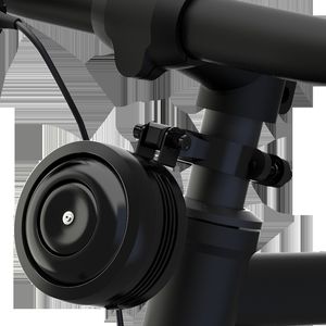 Cykelhorn Cykelklockelektriskt horn med larmvattentät USB laddar högt ljud BMX MTB -styret Säkerhet Antitheft 230811