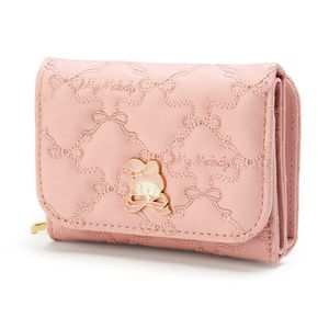 Cute Cartoon Dog Big Ear Rabbit Wallet Kuromi Bag Fold Wallets For Women Soft PU Leather Card Holder Purse Ladies Fashion Purses 2404