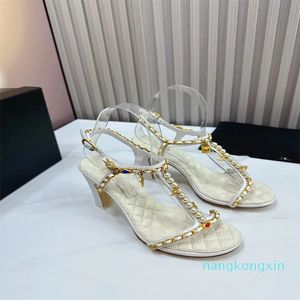Designer shoes slipper sandal Top Quality Fashion Women's high heeled sandals 9cm Sexy women's shoes dance shoes