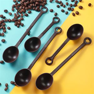 10g Plastic Measuring Spoon Coffee Stir Spoons Ice-cream Dessert Spoon 21cm/14.5cm Juice Milk Tea Stirrers Scoop Kitchen Tools JL1893