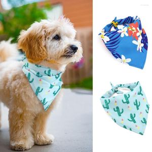 Abbigliamento per cani Scarf Cucciolo Cat Bandana/Bibs Cotone Bandana lavabile Accessori per piccoli prodotti da toelettatura 1pcs