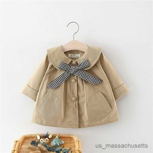Jackets Baby girl spring autumn Cute trench Coat Jacket Girls Kids Overcoats Children Clothes Outfit R230812