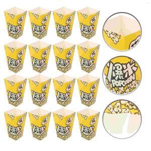 Water Bottles 100 Pcs French Fries Popcorn Cartons Paper Party Container White Cardboard Disposable Cup Containers