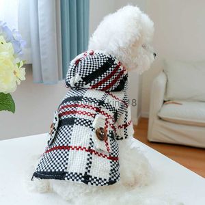 Gentle Dog Clothes Autumn Winter Puppy Jacket Pets Outfits For Small Medium Dogs French Bulldog Chihuahua Hooded Dog Coat Jacket HKD230812