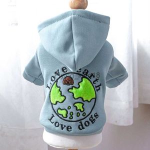 Спортивная пуловерская толстовка для собак для маленького щенка Blue Blue Cheap Spring Summer Pet Cat Shop Hoodie Chihuahua Toy Terier Savenes Hkd230812