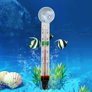 Aquarium -Thermometer Fischtankmesser für Wassertemperatur Aquarientanks Zubehör mit Messung Saugbecher