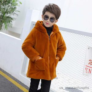 Jackets Girls Kids Coat Jacket Overcoat Cotton 2023 Fairy Warm Thicken Winter Teenager Plus Size Children's Clothing R230812