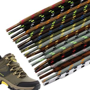 Shoe Parts Accessories 1Pair Round Shoelaces Flower Dots Solid Laces Polyester Matching Sports Shoes Tooling Martin Boots Hiking 230812