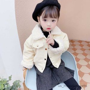 재킷 걸 소년 겨울 코트 캐시미어 따뜻한 패션 코트 자켓 아이 아기 외투 옷 r230812