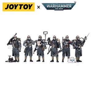 Military Figures JOYTOY 1/18 Action Figure 6PCS/SET Death Korps Of Krieg Anime Collection Military Model 230811