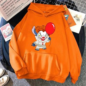 Męskie bluzy halloween punkowe kreskówki dziewcząt streetwear ubrania oversize bluza mężczyzna Y2K Hoodie