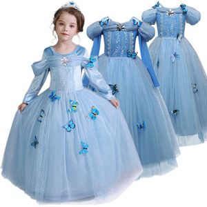 Girl's Dresses Princess Girl Dress Girl Children Christmas Party Costume For Kids Girls Clothes Fantasy Kids Ball Wear Dress Up 230812