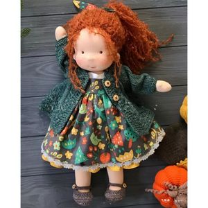 Dolls 30 cm Eine Waldorf -Puppe namens Steiner handgefertigt Kawaii Kinder Weihnachtsgeschenkartikel Boxed 230811