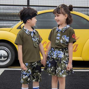 Clothing Sets Girls Boy Clothes Camouflage Tracksuits For Girls Tshirt Short Clothes For Girls Toddler Kids Clothing