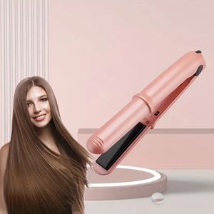 Revolutionize Your Hair Styling with the Professional Wireless Portable Nano Titanium Ceramic Hair Straightener!