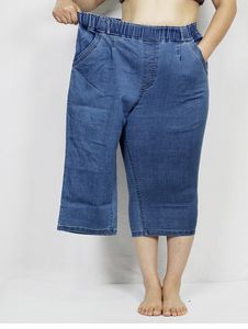 Tasche per jeans da donna Elastica alta vita per le donne lunghezza di oversize da 2xl a 6xl 7xl 8xl 9xl pantaloni di denim pantalones mujer 230811