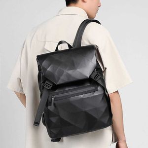 Trendiger cooler Lingge-Rucksack für Herren, 15,6 Zoll, Business-Pendler, große Kapazität, modischer Reise-Computer-Rucksack, Trend 230615