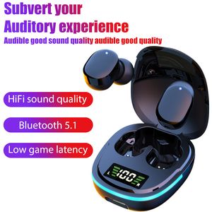 Amazon hot sell G9S Bluetooth headset power display binaural stereo in-ear sports portable TWS with charging case headphone