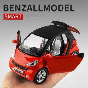 Diecast Model 1 32 Simulation Car Smart Alloy Metal Diecast Vehicle Toy Car Model Metal Kids Gift Car Toys For Children 230811