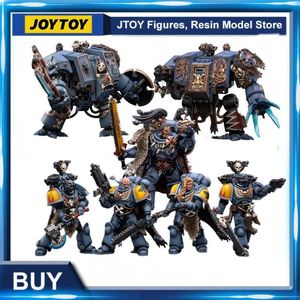 Military Figures IN STOCK JOYTOY 1/18 Action Figure 40K Space Wolves Serices Squads Mechas Anime Collection Military Model ing 230811