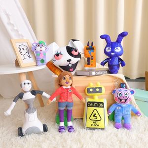 FNAF Security Breach Ruin Game kring Girl Robot Plush Toy Doll Wholesale