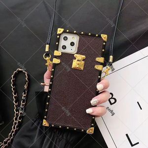 Designer Luxury Phone Case لـ 14Promax 14Pro 13 12 11Promax XR X Fashion Square Womens Case Package Package Prittion Soft Leather Phone Shell