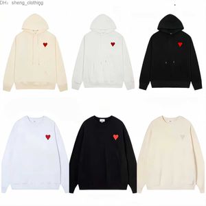 Amipari Amis Hoodie z kapturem Amiis Paris Bluza Bluza Mężczyzna i kobiety Wzgórza Wysokie Miłość Zimowa okrągła szyja Para bluzy T2Z5