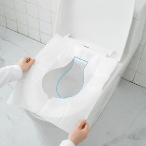 Toilet Seat Covers Disposable Cover Type Waterproof Paper Pad Bathroom Supplies Liners