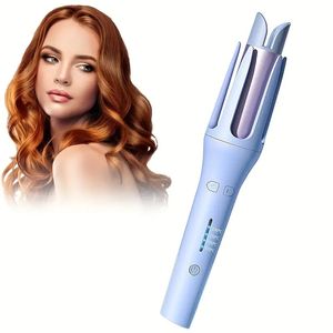 Lussuoso arricciatura dei capelli con la macchina per perme di capelli rotante elettrica automatica - Crea in modo sicuro onde di ricci grandi senza danni!