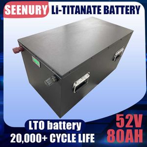 SEENRUY LTO 22S 52V 80Ah Lithium Titanate Battery Use 2.4v Pouch Cells for 48V Solar System Tricycle Wind Power Station