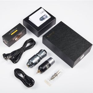 Татуировка Mini Rocket Tattoo Machine Set Japan Беспроводная татуировка питания RCA RCA ROTARY TATARY PEN KIT 230811