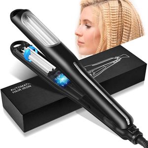 Curling Iron Professional Haartuler Automatisch Wellblech flacher Eisen glätterter Curly Mais Clip Waver für Dropship 230812