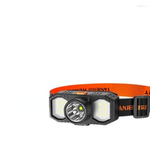 Headlamps LED Headlight COB Mini Lighting Outdoor Long S Head-mounted Torch USB Rechargeable Waterproof Electric Fishing Light