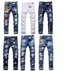Дизайнерские джинсы мужские джинсы Джинсовые брюки брюки.