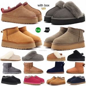 أستراليا Slies ug J Australie Bottes Li Boots Boots Tasman Classic Ultra Mini Tazz Slipper Wgg Booties Women Snow Boot Platform